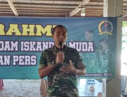 Pendam IM Gelar Silaturahmi Bersama Insan Pers di Pantai Lampuuk