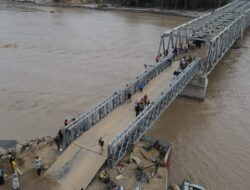 Jembatan Bailey Teupin Mane Rampung, Akses Bireuen-Bener Meriah Kembali Lancar