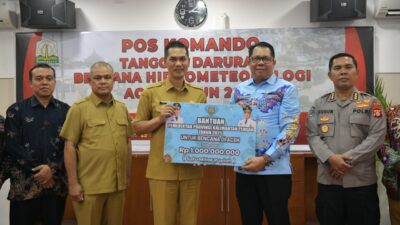 Kalimantan Tengah Salurkan Bantuan Rp 2,9 Miliar untuk Bencana Banjir dan Longsor Aceh