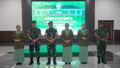 Pangdam Iskandar Muda Pimpin Upacara Sertijab dan Tradisi Satuan Pejabat Kodam IM