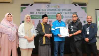 JGN Gelar Pelatihan Mitigasi dan Penanganan Konflik Gajah–Manusia