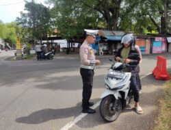 Polres Sabang Berhasil Tekan Pelanggaran Lalu Lintas