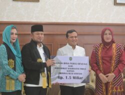 Wagub Fadhlullah dan Ketua TP-PKK Aceh Sambut Kedatangan Gubernur Kaltim di Bandara SIM