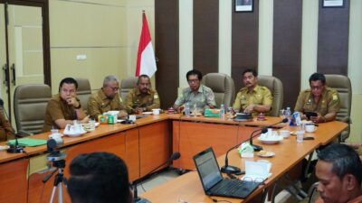 Pemkab Aceh Besar Gelar Rakor Rencana Rehabilitasi dan Rekonstruksi Pascabencana