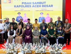 Gelar Pisah Sambut Kapolres Aceh Besar, Bupati Syech Muharram Harap Kamtibmas Tetap Terjaga
