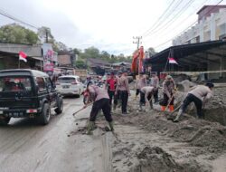 Gerak Cepat Polres Bener Meriah, Jalan Lintas Bireuen–Takengon Kembali Lancar Pascabencana