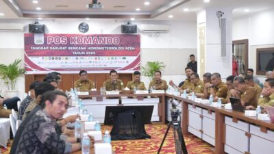 Terima Aliansi Mahasiswa, Sekda Aceh Paparkan Progres Penanganan Bencana