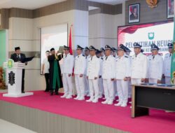 Lantik 18 Keuchik, Wali Kota Sabang Tekankan Amanah dan Disiplin Pemerintahan Gampong