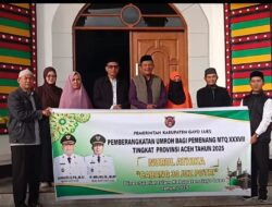 Pemkab Gayo Lues Berangkatkan Umrah Juara II MTQ Tingkat Provinsi Aceh Cabang 30 Juz Putri
