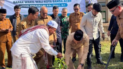 Dukung Gerakan Penghijauan di Dayah, Afdhal: Ruang Pembelajaran Nilai-nilai Kehidupan dan Memakmurkan Alam