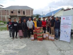 PMI Aceh Tengah Salurkan Bantuan untuk Wartawan Lokal
