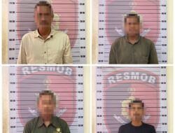 Polres Aceh Selatan Ringkus Empat Pelaku Pengancaman dan Percobaan Perusakan Kantor BPKD