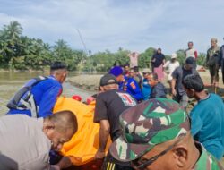 Warga Gampong Tanjong Bungong Kawai XVI Tenggelam di Sungai Ditemukan Meninggal