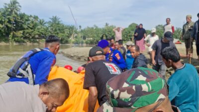 Warga Gampong Tanjong Bungong Kawai XVI Tenggelam di Sungai Ditemukan Meninggal
