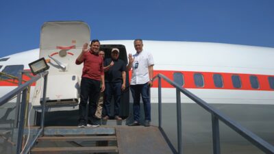 Wagub Aceh Tinjau Pembangunan Pesawat Boeing 737 untuk Wahana Manasik Pertama di Indonesia