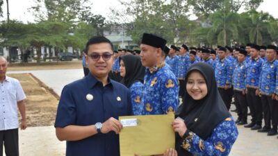 Walikota Langsa Serahkan SK Pengangkatan 1.352 PPPK Paruh Waktu