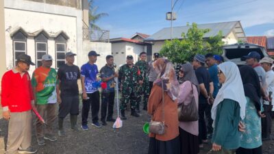 DSI Banda Aceh Gotong royong Bersihkan Masjid Al-Maghfirah Gano Lamdingin