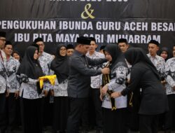 Hadiri Pengukuhan Bunda Guru Aceh Besar, Bupati Syech Muharram Ajak PGRI Jadi Pelindung dan Penggerak Pendidikan