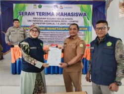 Camat Darul Imarah Terima 610 Mahasiswa KKN Unaya 2026