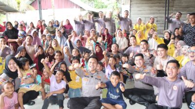 Mahasiswa STIK/PTIK Angkatan ke-83 Gelar Kegiatan Sosial di Gampong Jambak, Pante Ceureumen