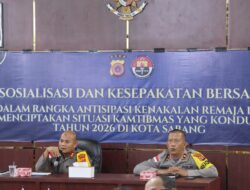 Polres Sabang Gelar Sosialisasi dan Teken Kesepakatan Bersama Antisipasi Kenakalan Remaja Tahun 2026
