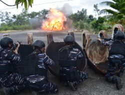 TNI AL Gelar Latihan Anti Akses dan Amfibi di Perairan Bangka Belitung
