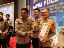 Unggul Bidang Media dan SPKT, Polres Pijay Terima Penghargaan Kapolda Aceh