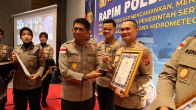 Unggul Bidang Media dan SPKT, Polres Pijay Terima Penghargaan Kapolda Aceh