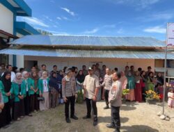 Wujudkan Harapan Warga Pedemun, STIK Lemdiklat Polri Angkatan 83 Bangun Huntara Pascabencana
