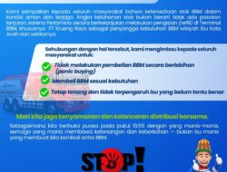 Antrean Panjang di Sejumlah SPBU, Pertamina Imbau Warga Aceh Tidak Panik