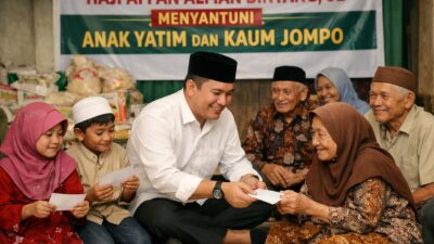 Haji Affan Alfian Bintang Salurkan Zakat untuk Anak Yatim dan Jompo di Bulan Ramadhan 1447 H