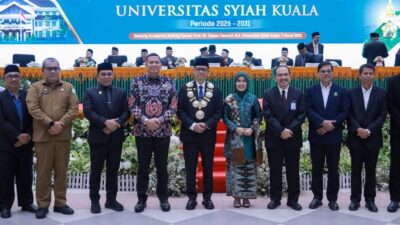 Bupati Aceh Besar Harap Rektor Baru USK Perkuat Kolaborasi Pembangunan Daerah