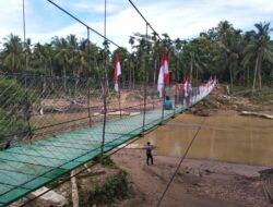 Kasad Resmikan Jembatan Perintis Garuda di Aceh, Buka Akses Wilayah Terpencil Pascabencana