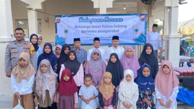 Polres Sabang Gelar Buka Puasa Bersama Masyarakat di Meunasah Al Huda