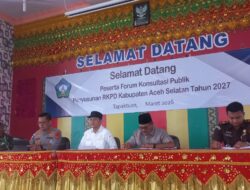 Bupati Aceh Selatan Buka Forum Konsultasi Publik RKPD 2027