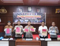 Gelar Konferensi Pers, Polres Aceh Singkil Sampaikan Empat Kasus Menonjol Triwulan I