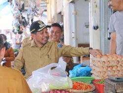 Forkopimda Pijay Lakukan Sidak ke Pasar Tradisional, Harga Sembako Stabil