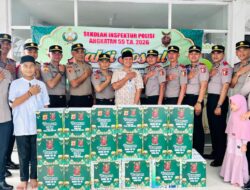 Siswa SIP Angkatan 55 Polda Aceh Salurkan Puluhan Paket Bansos ke Rumah Yatim Aceh