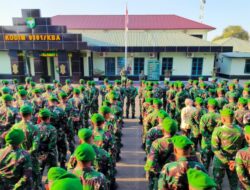 Pastikan Kesiapan Operasional, Dandim 0101/KBA Pimpin Apel Pengecekan Personel Pasca Cuti Lebaran