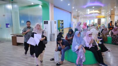 Pasca Lebaran, MPP Aceh Besar Kembali Ramai di Sejumlah Loket