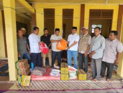 Respons Cepat, Pemkab Nagan Raya Serahkan Bantuan Masa Panik kepada Korban Kebakaran