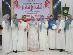Gelar Halal Bihalal, DWP Aceh Pererat Silaturahmi Antar Anggota