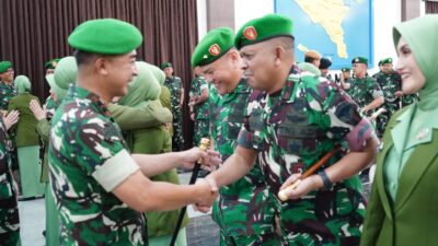 Pangdam Iskandar Muda Pimpin Upacara Sertijab dan Tradisi Satuan Pejabat Kodam IM