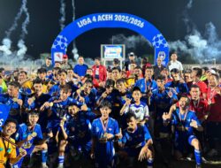 Kandaskan Alfarlaky FC 2-0, PSAP Sigli Segel Gelar Juara Liga 4 Regional Aceh