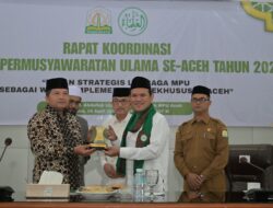 Buka Rakor MPU se-Aceh 2026, Wagub Aceh Tekankan Peran Strategis Ulama dalam Menjaga Syariat dan Stabilitas Sosial