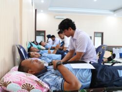 Peringati HUT ke-80 TNI AU, Lanud Maimun Saleh Gelar Donor Darah