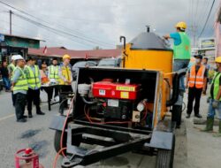 Launching Mesin AMP Mini, Bupati Tarmizi Harap Tidak Ada Lagi Jalan Berlubang di Aceh Barat