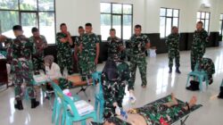 Ratusan Prajurit Kodim 0101/KBA Bersama Keluarga Periksa Kesehatan Jantung Program “Serbuan EKG”