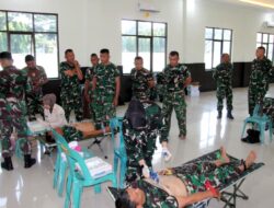 Ratusan Prajurit Kodim 0101/KBA Bersama Keluarga Periksa Kesehatan Jantung Program “Serbuan EKG”