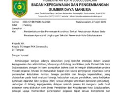 ASN Pemko Subulussalam Dikejutkan Beredar Surat Mutasi Palsu Catut Nama Instansi Kepegawaian Daerah